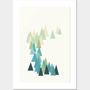 Frosty Forest Posters and Art